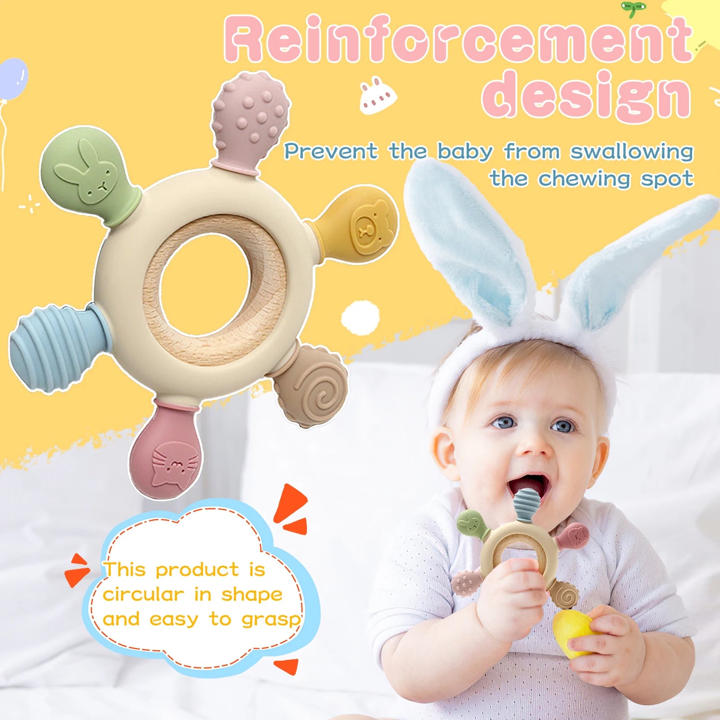 Silicone Rudder Teether