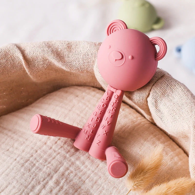 Silicone Teether Bear Toy