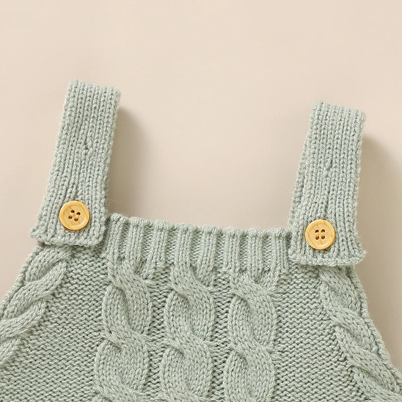 Knitted Sleeveless Romper