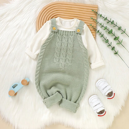 Knitted Sleeveless Romper